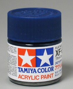 TAMIYA 壓克力系水性漆 23ml 消光藍色 XF-